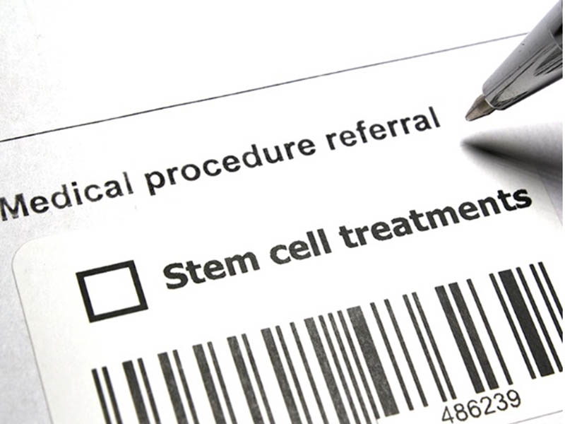 order for stem cell transplant with barcode