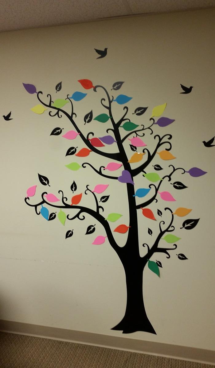 A rememberance tree for cancer patients